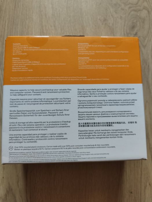 Жорсткий диск WD 3.5 18ТБ My Book USB 3.0 Чорний (WDBBGB0180HBK-EESN)