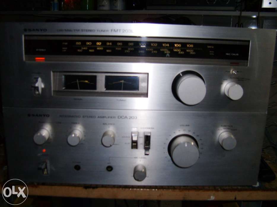 Amplificador + Tuner SANYO 203 SERIES