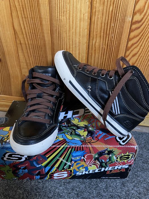 Ботинки хайтопы кеды Skechers