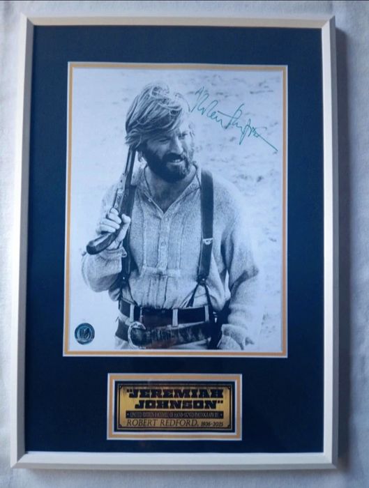 Moldura Filme Jeremiah Johnson com Autógrafo (A4)