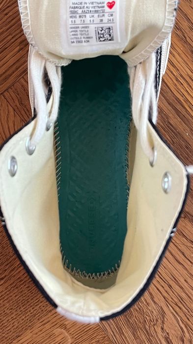Converse x Comme des Garçons кеди високі