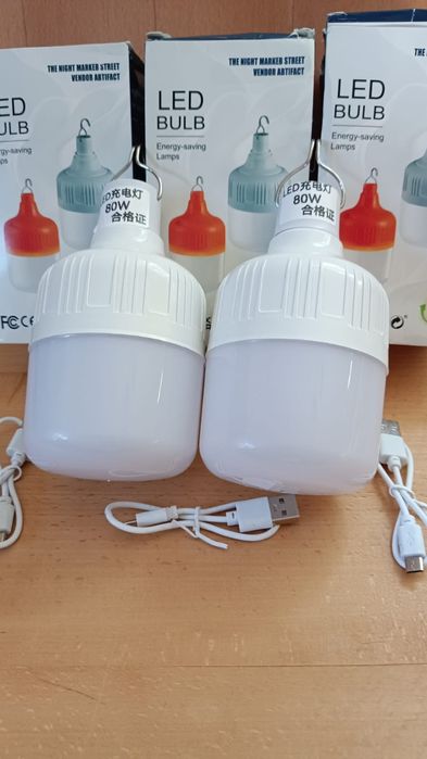 Акумуляторна LED лампа 80W ,ОПТ