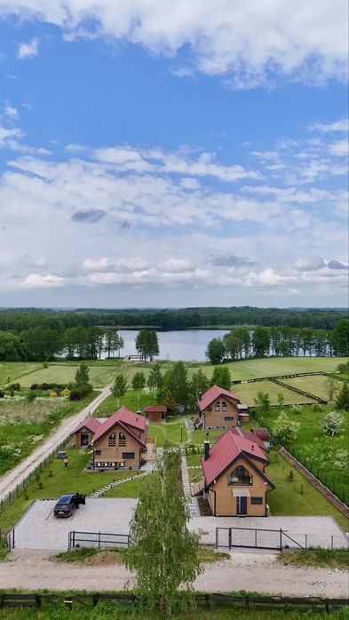 Nowoczesny domek z jacuzzi i sauną nad jeziorem Dadaj | Mazury | 8 os.