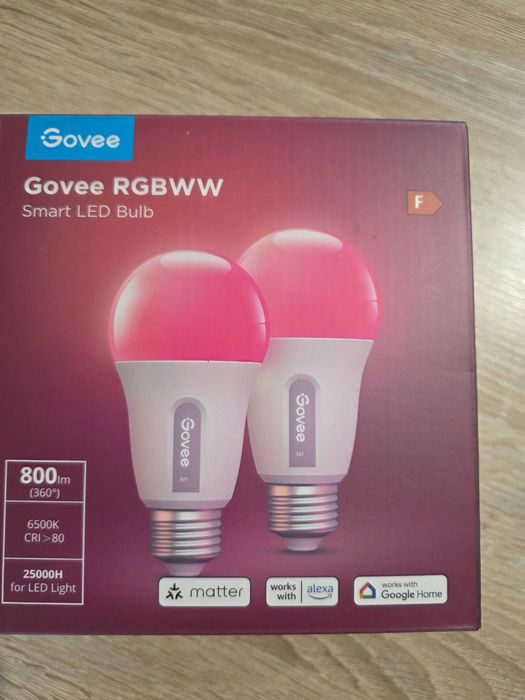 Inteligentna żarówka LED GOVEE H6004 E27 Bluetooth/Wi-Fi 2sztuki