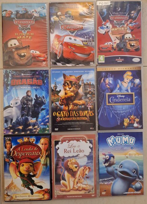 55 DVD de filmes