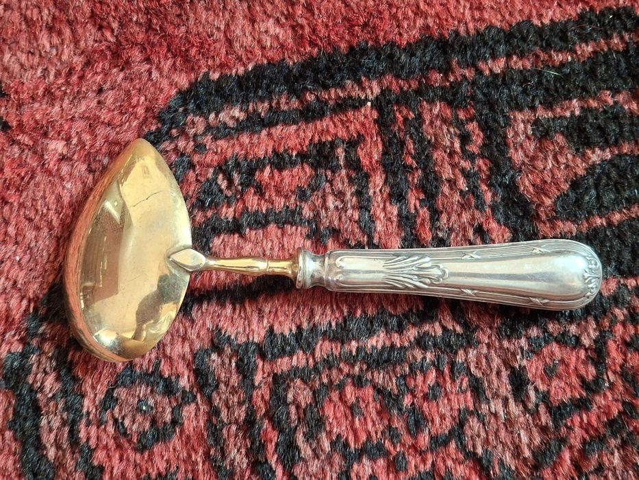 Molheira com cabo em prata