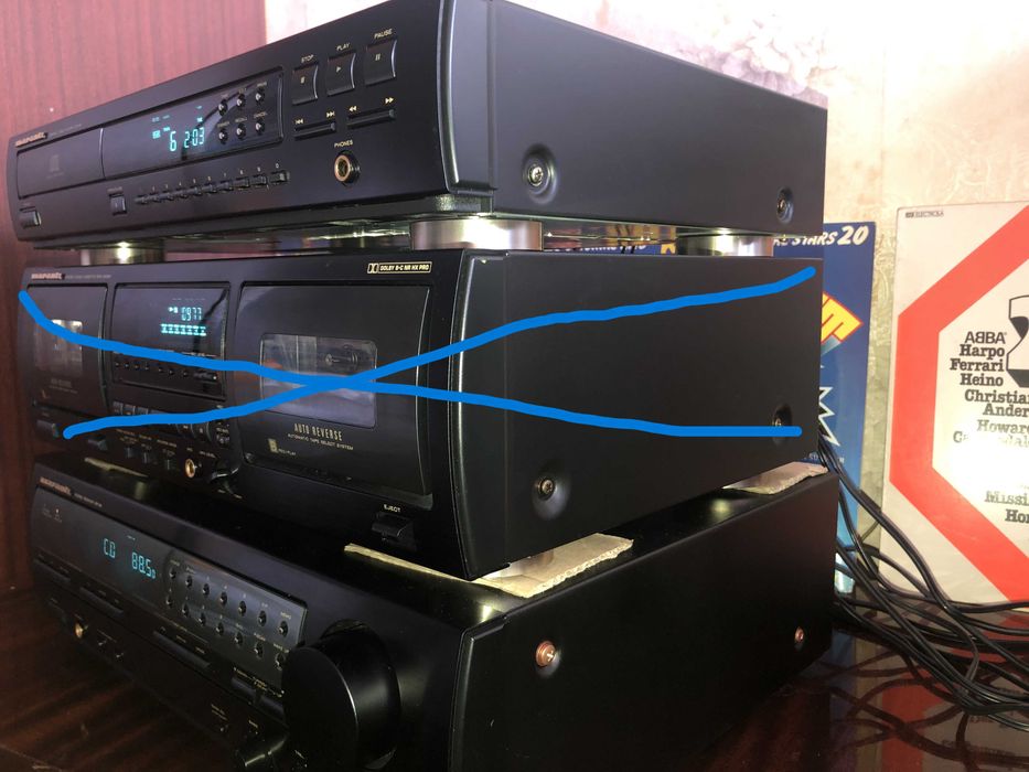 Marantz FM/AM ресивер SR-53  програвач CD-43