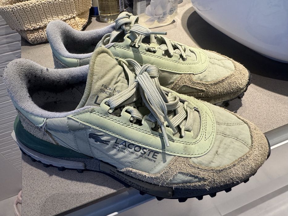 Tenis lacoste elite active c/novos usados 1 vez