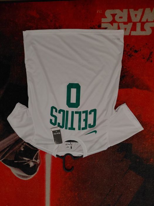 white Jason Tatum Boston Celtics NBA basketball tshirt
