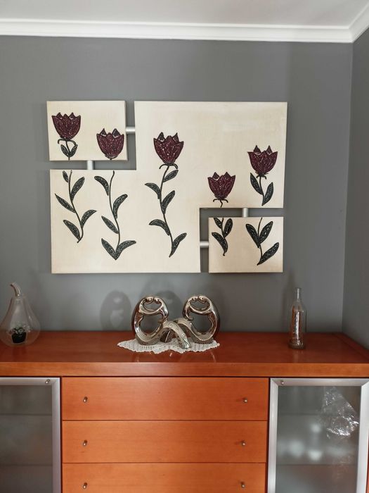 Tela/quadro com flores