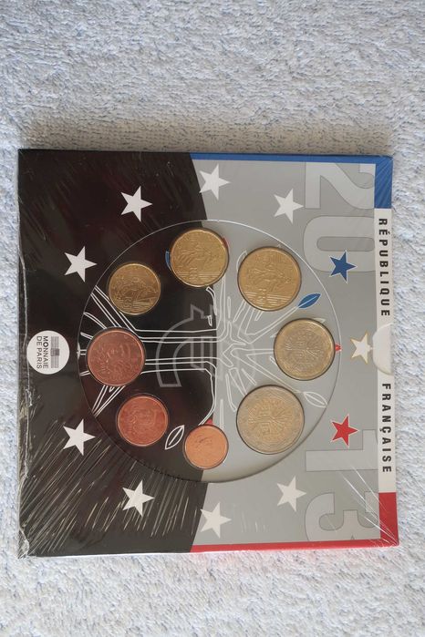 Carteira Moedas EURO Coins - FRANÇA (Vários Anos)