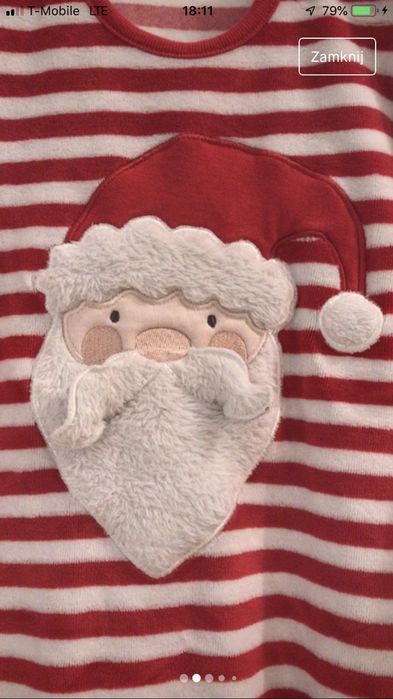 George body pajacyk stroj Mikolaja roz 74