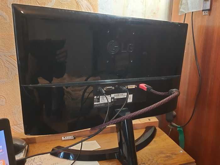 Монитор LG 22mp68vq-p/IPS/безрамочный/игровой/офиса/бизнеса