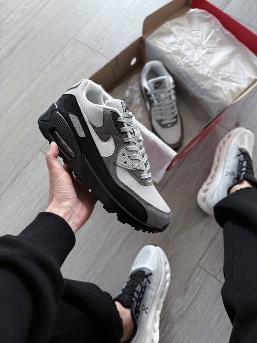 Топ Якість! Nike Air Max 90 Anthracite Light Smoke Grey Кросівки Аір Макс 90