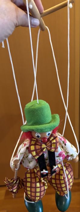 Par de marionetas vintage