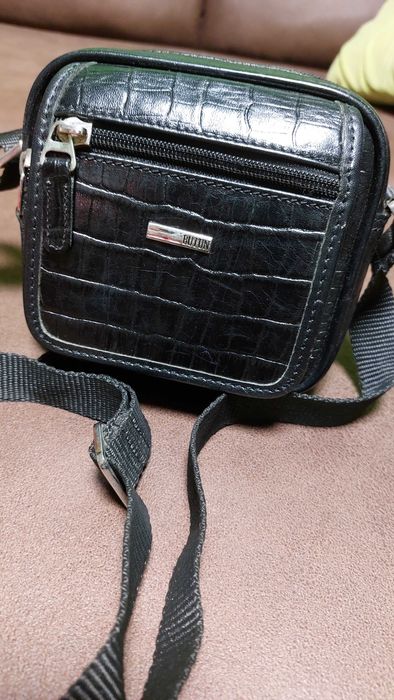 Кожаная мужская сумка (барсетка)