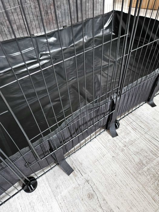 Klatka dla gryzoni chomików królików świnek z drzwiami i podłogą NOWA