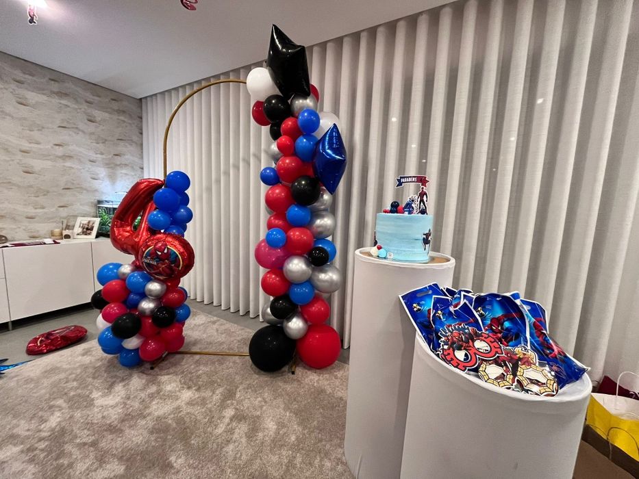 Conjunto de suportes de cilindro para festas
