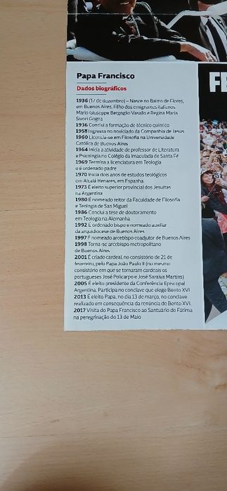 Mega Poster do Papa Francisco