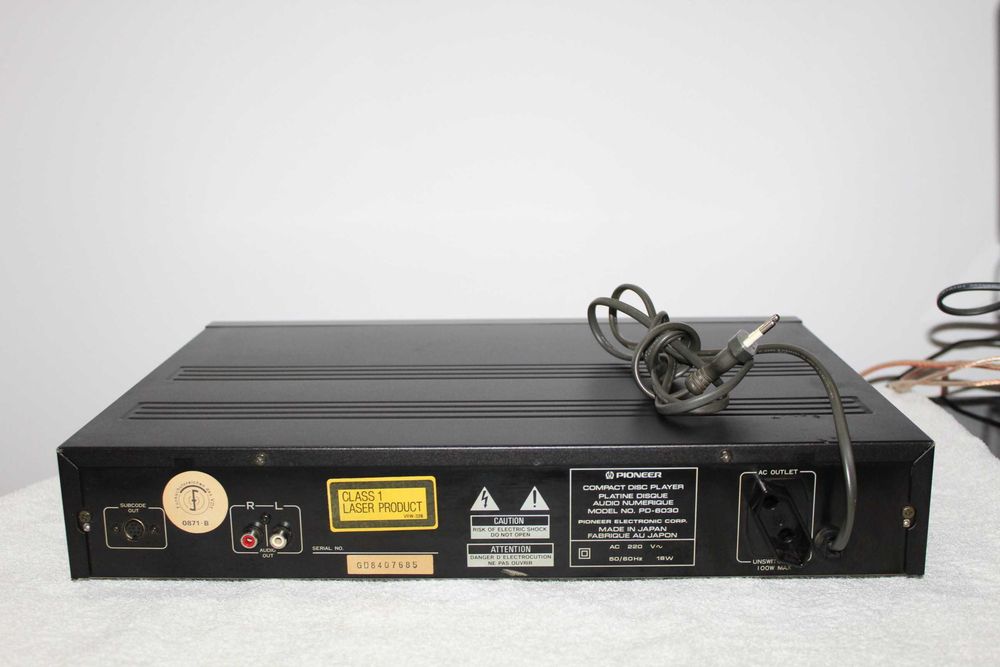 PIONEER PD-6030 Odtwarzacz płyt CD wysoki model Japan Wysyłka