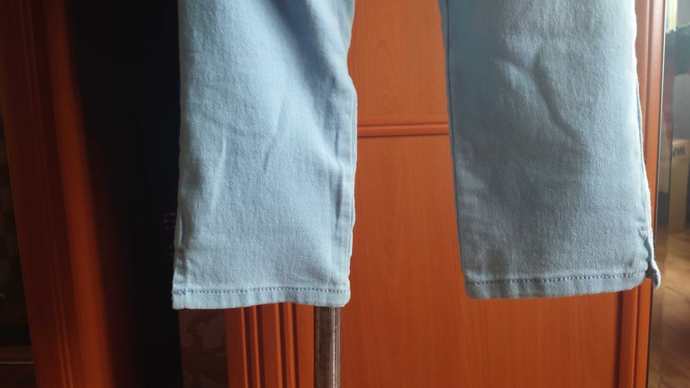 rybaczki jeansowe na gumce Janina nowe 3/4 rozmiar 36