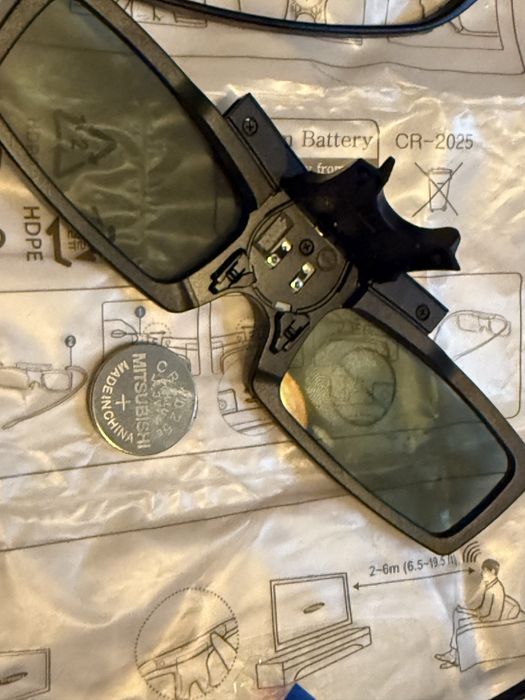 3 pares Óculos 3D Samsung Smart TV SSG-5100GB full HD RF novos, tested