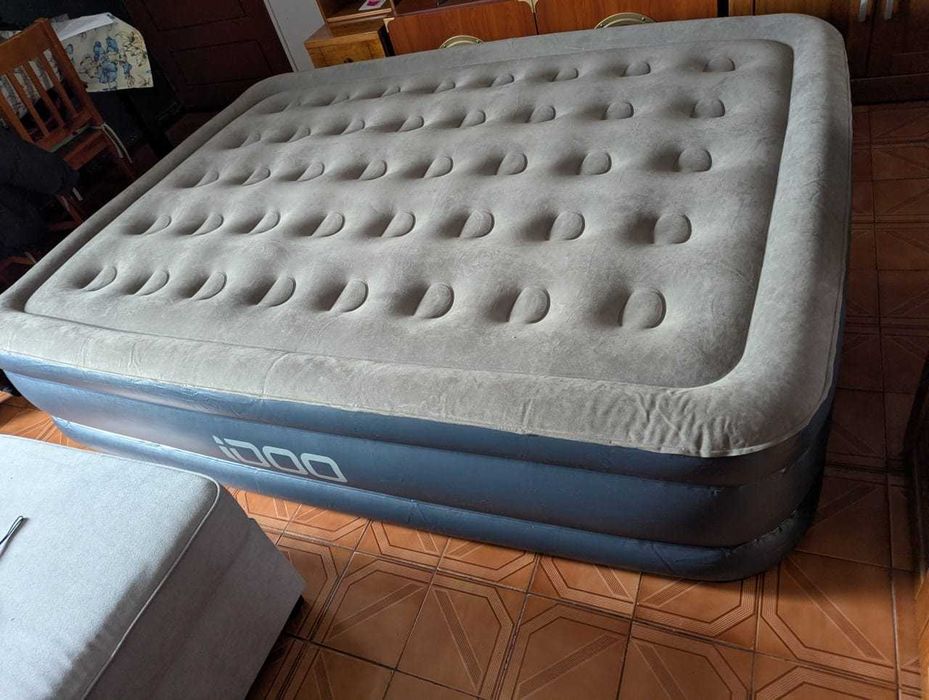 Colchão inflável queen size - IDOO - 152 x 205 x 45 cm