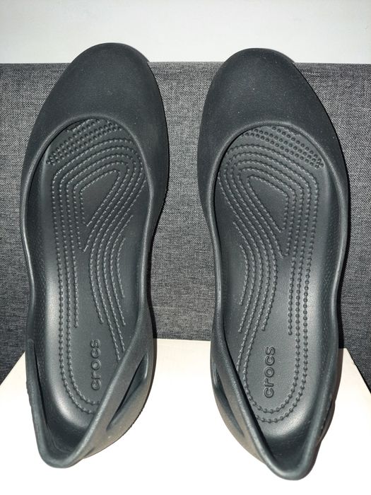 Crocs baleriny kadee flat czarne