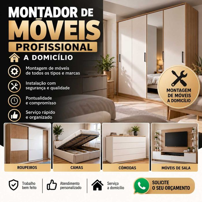 Montador de móveis profissional a domicílio