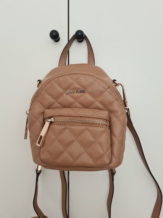 Plecak Gino Rossi, skóra naturalna