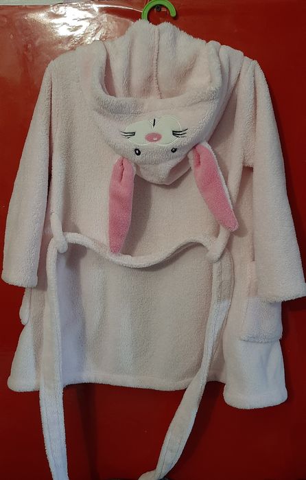 Детский Халатик зайчик на девочку 2-3года