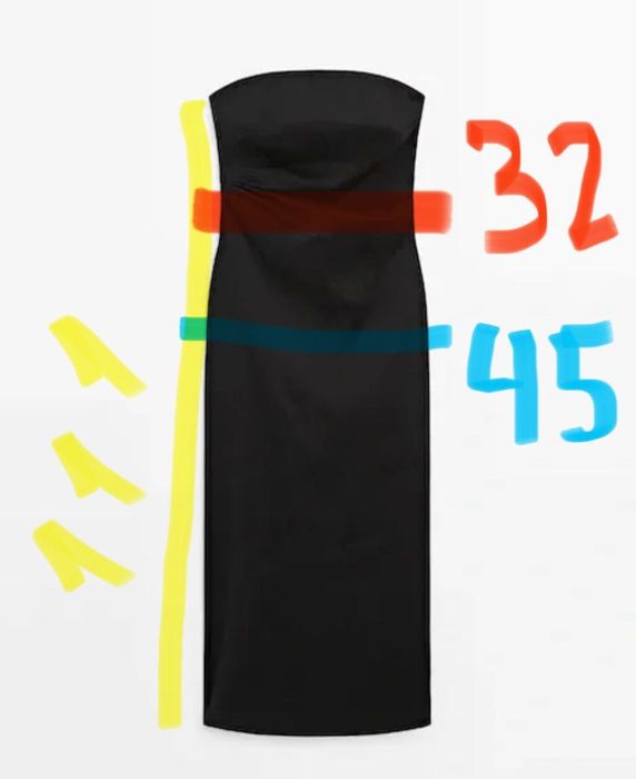 Massimo Dutti dress, size XS S (Zara, cos, mango)