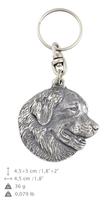 Leonberger brelok do kluczy posrebrzany Art-Dog