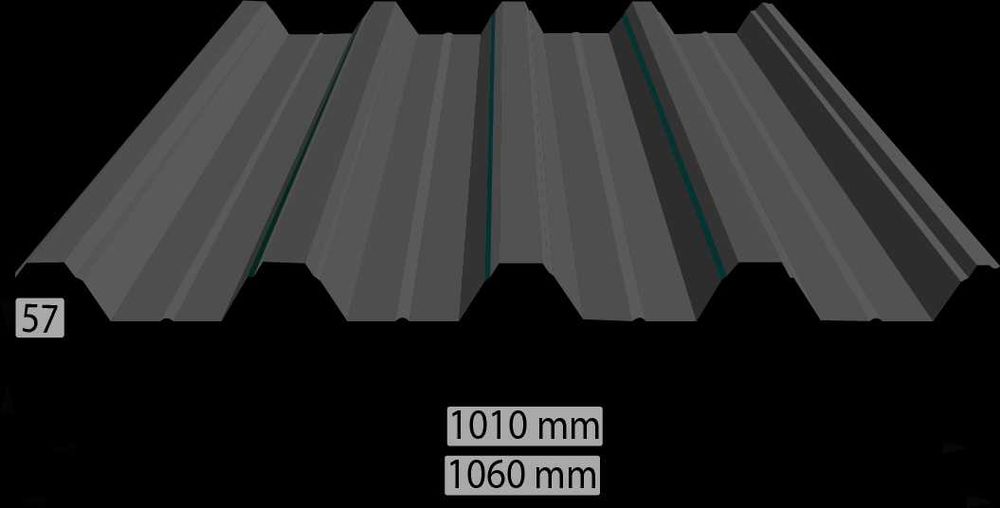 Металопрофіль, профнастил на паркан, покрівлю Н-12, Н-20, Н-45, Н-57