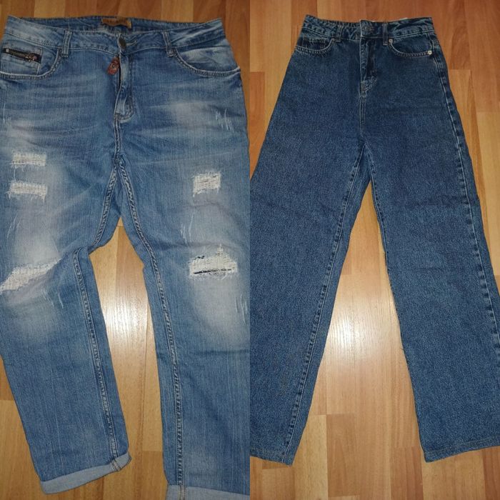 Джинсы клёш .джинсы мом