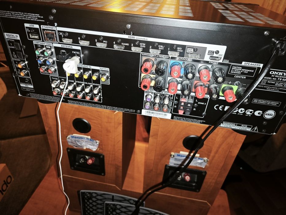 Zestaw kina domowego 5.1 Tonsil Maestro II + Onkyo  TX NR616