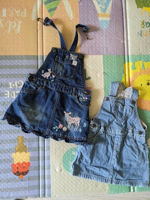 Джинсовый сарафан Next 1,5-2 , 2-3г