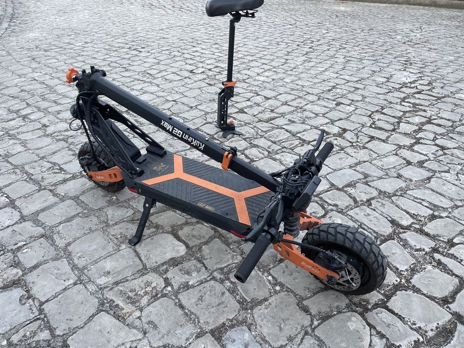 Trotinete Elétrica KuKirin G2 Max (Com Banco + Extras) – Apenas 762 km