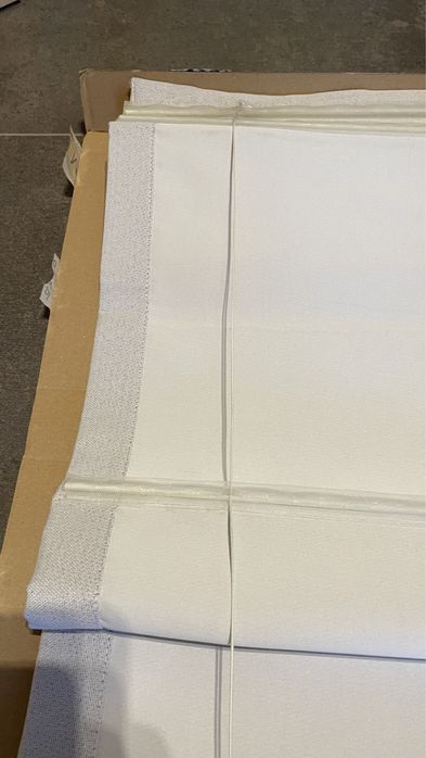 Materiał z rolety rzymskiej bez mechanizmy sterującego 129 x 150 cm