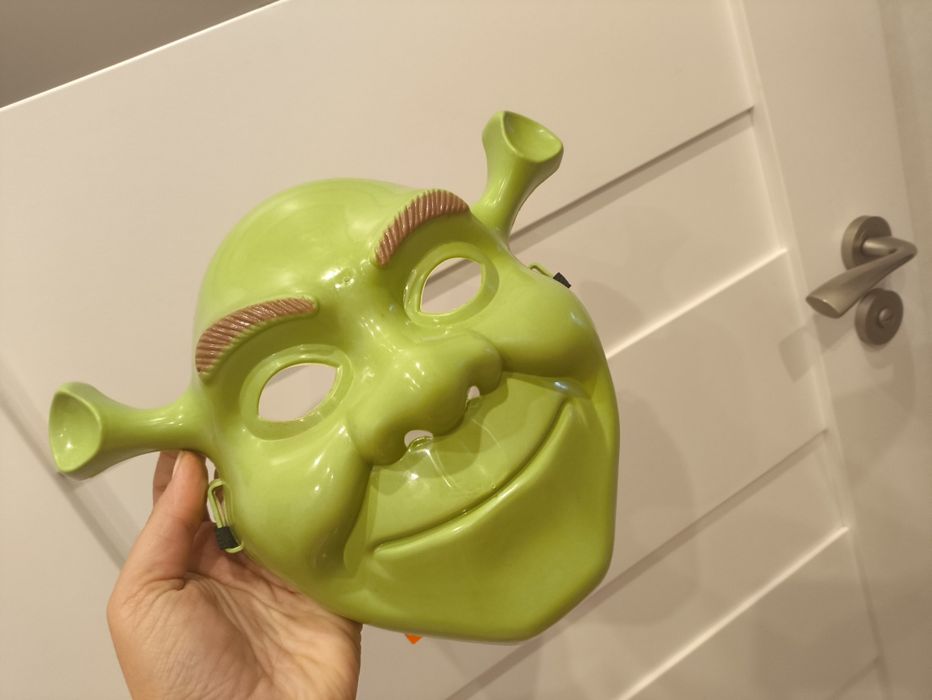 Maska do stroju przebrania na bal Shrek