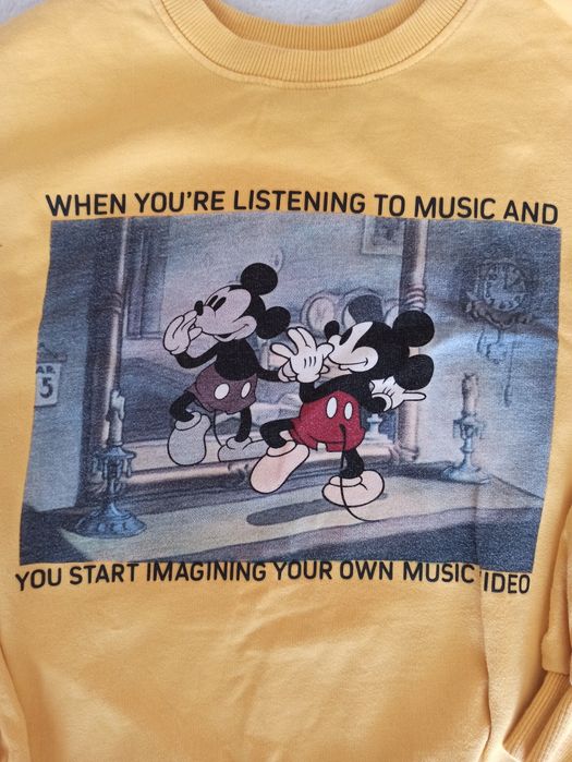 Bluza Myszka Miki Sinsay żółta