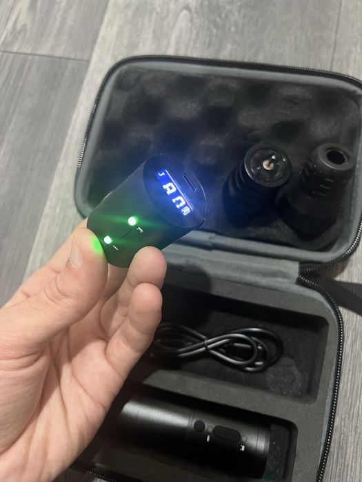 Беспроводная тату машинка ambition ninja  | полный комплект в кейсе