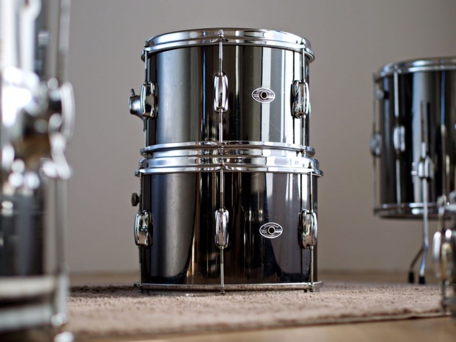Shell set Slingerland, lata 70-te, 22”, 16”, 13”, 12” + werbel 14”x5”
