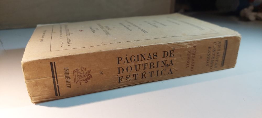 Páginas de Doutrina Estética - Fernando Pessoa (1ª edição, 1946)