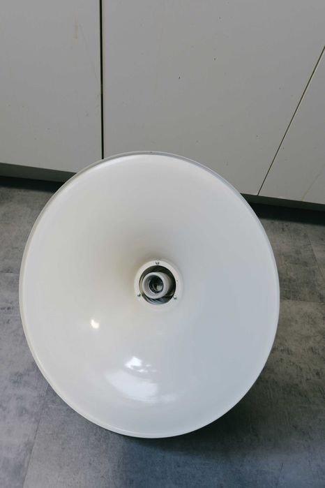 Fabryczna lampa wisząca rolo Typ Z-3A – Loft / Industrial / PRL oryginalna