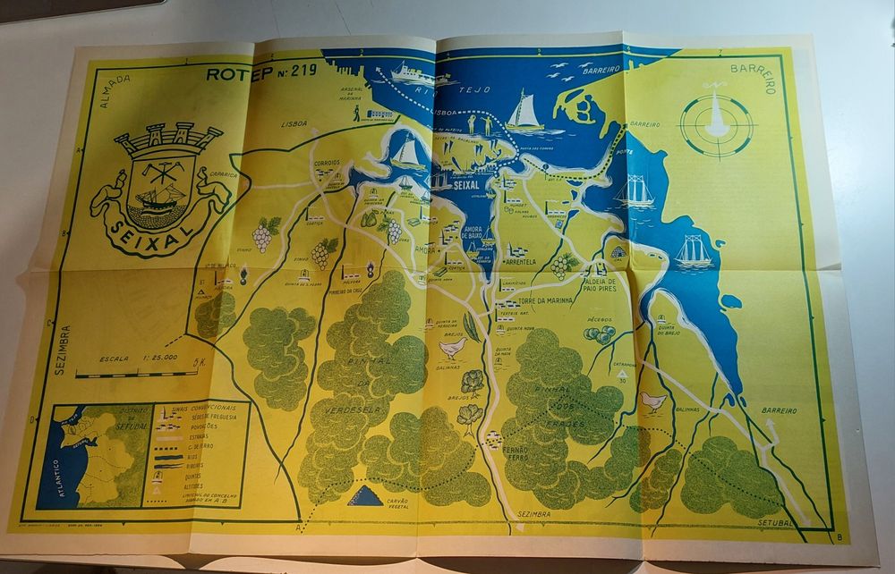 Seixal - Roteiro ROTEP | Incluí Mapa Desdobrável