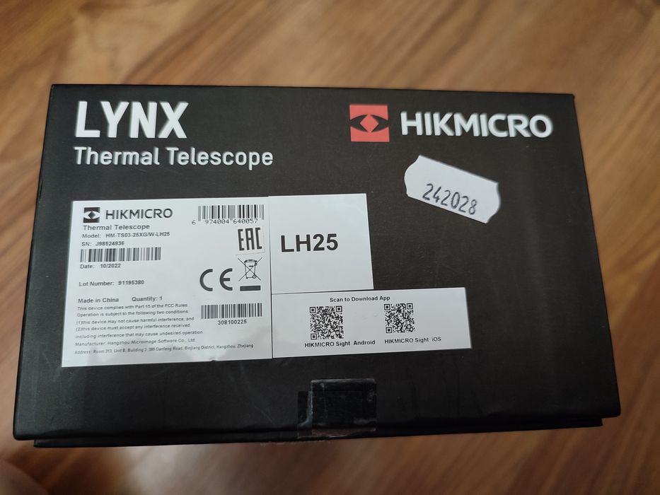 Тепловізор HikMicro LYNX Pro LH25