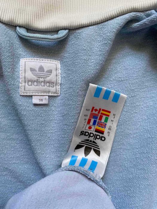 Adidas - олимпийка кофта на молнии женская размер XS-S