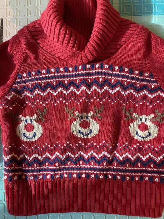 Свитер новогодни 3-6 м