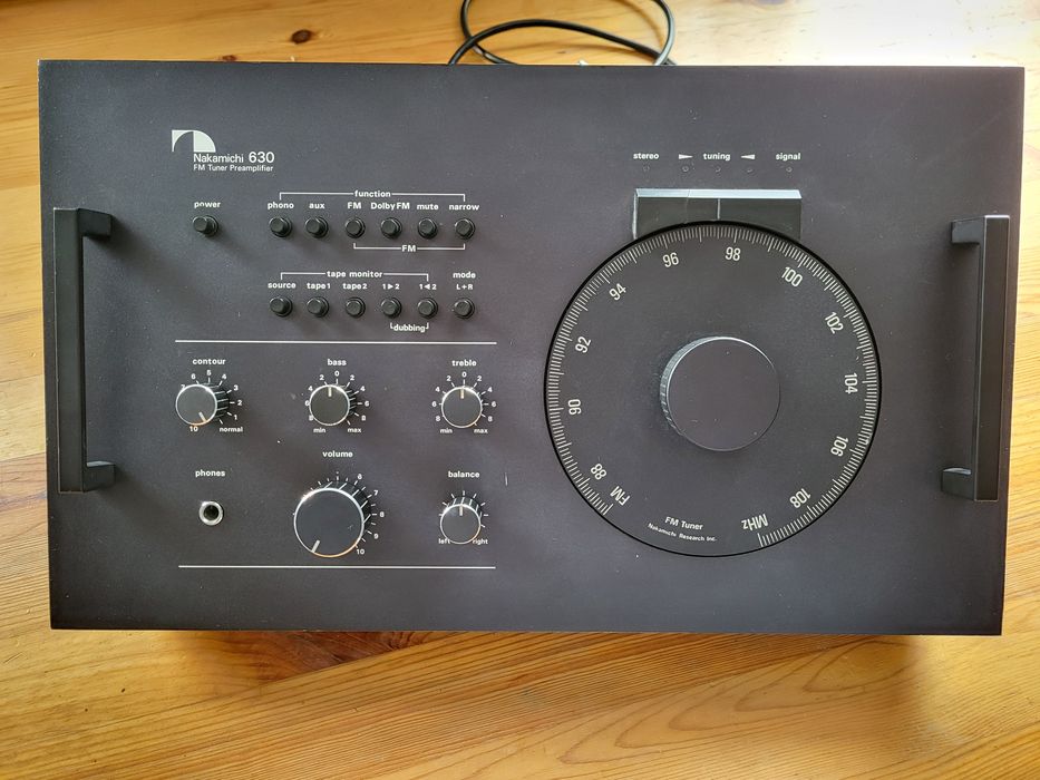 Przedwzmacniacz z Tunerem Nakamichi 630 Super Stan Wawa-Lublin